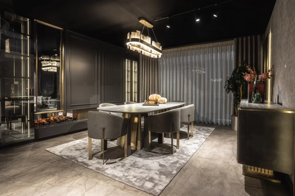 En lüks oturma grupları için salon görseli