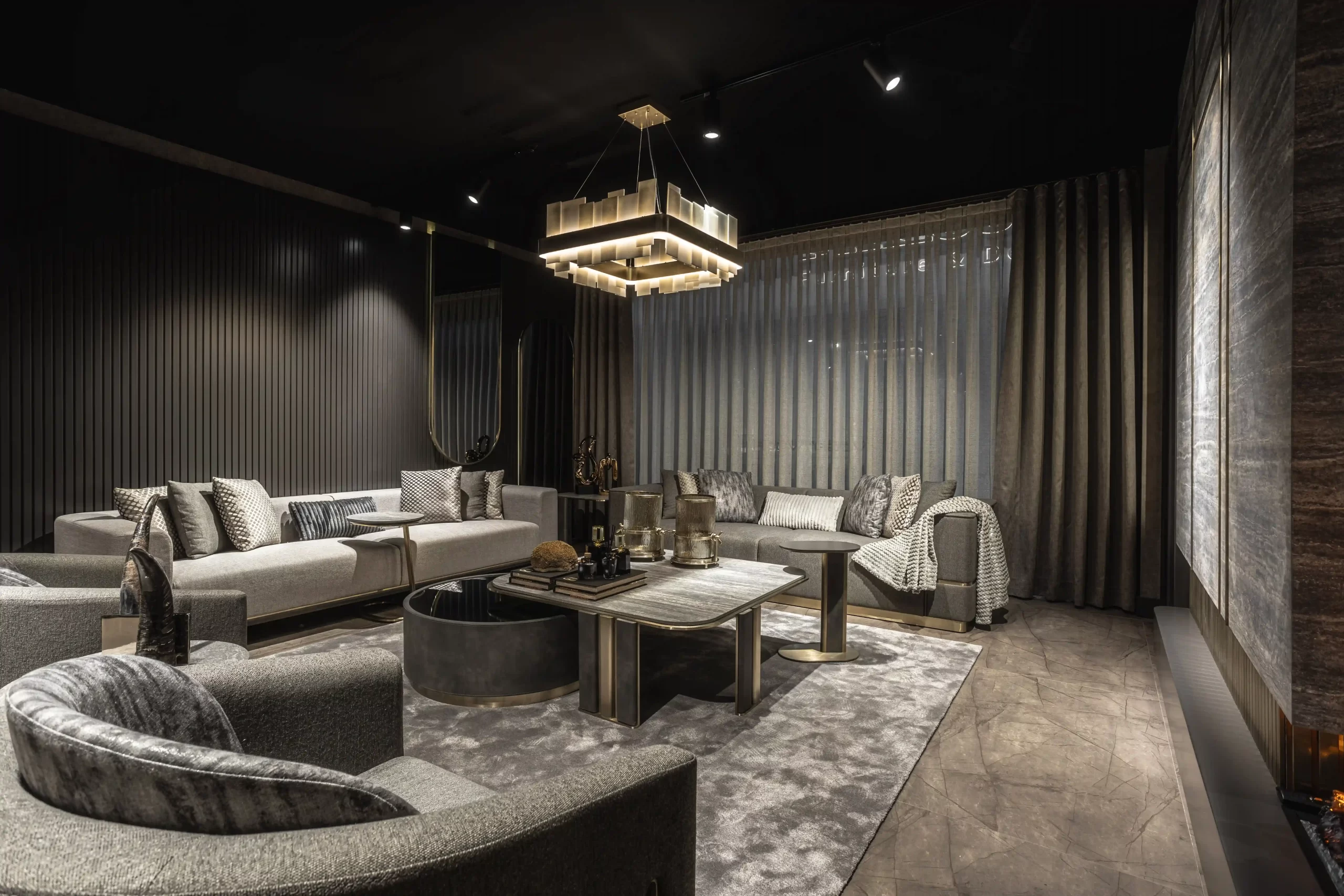 Modern ve klasik lüks oturma grubu tasarım anlayışı